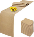Burlap Table Runners 10 Pack 12 x 90 in - Rustic Wedding & Party