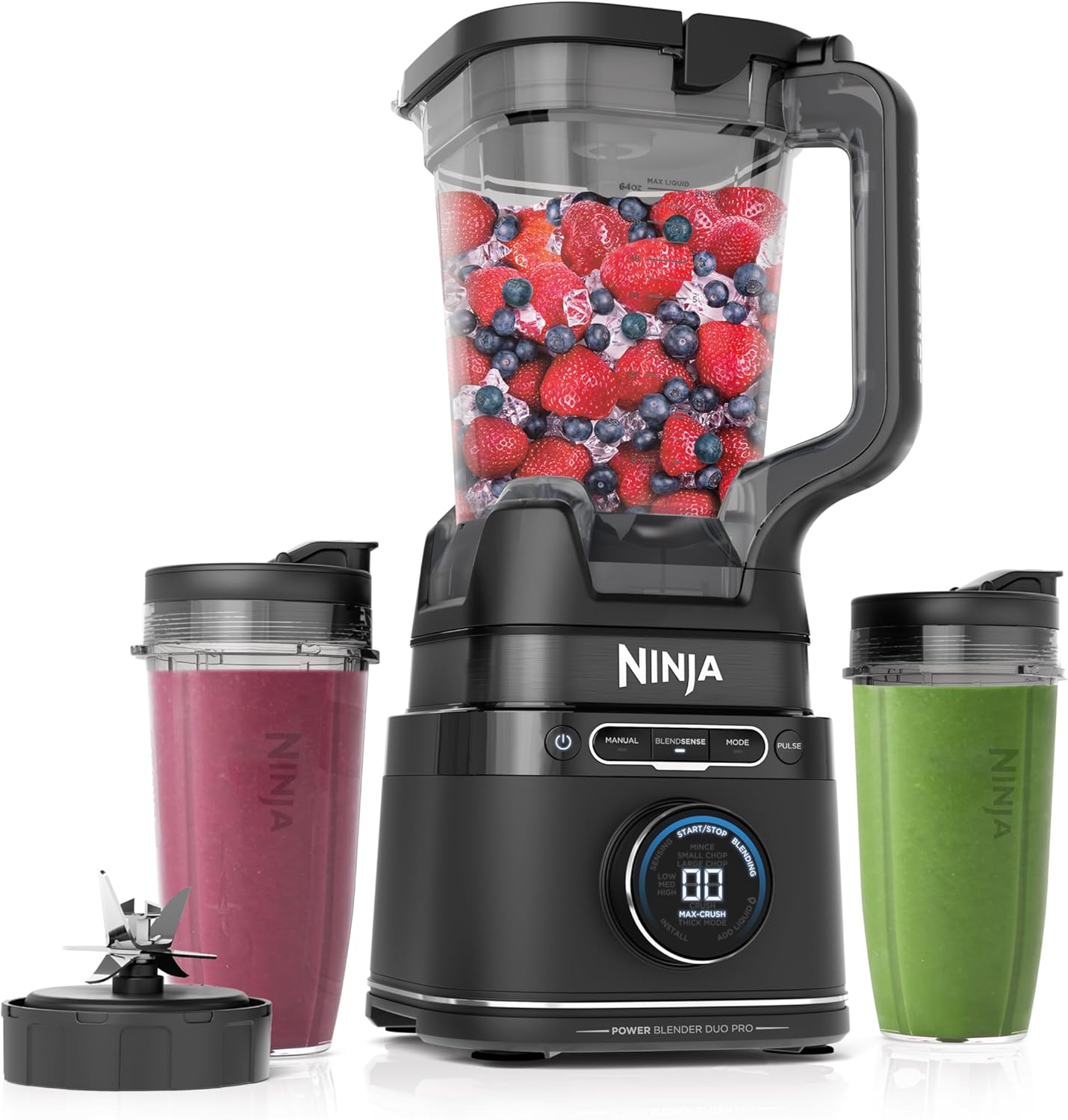 Ninja TB301 Power Blender Pro: BlendSense Technology, 1800W, Smoothies & More