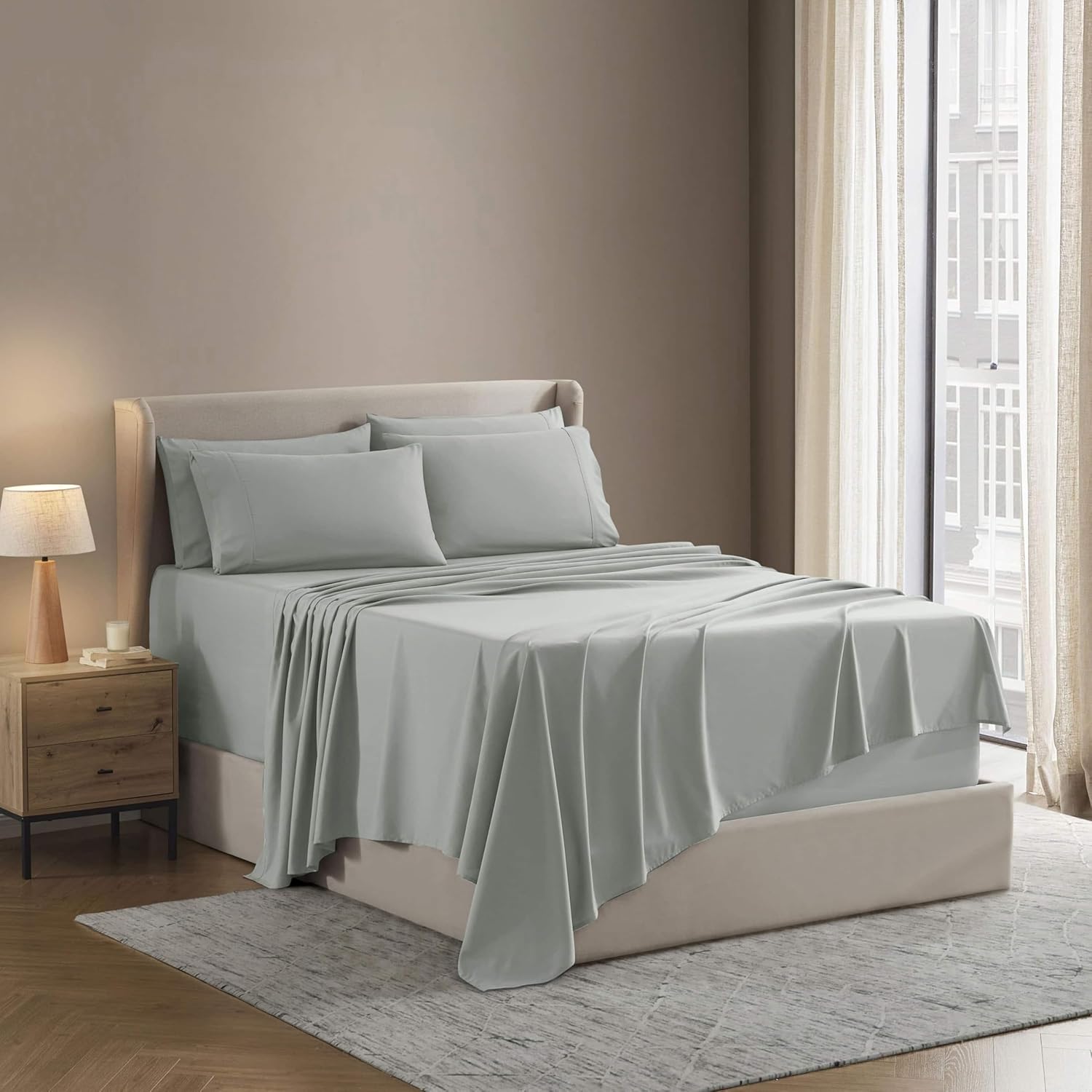 Nestl Extra Deep King Sheet Set - Luxury Cooling Bedding