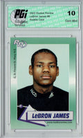 LeBron James 2002 Rookie High School Card #6 - PGI Graded