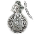 St. Cecilia Locket Necklace Patron Saint of Musicians - Devotional