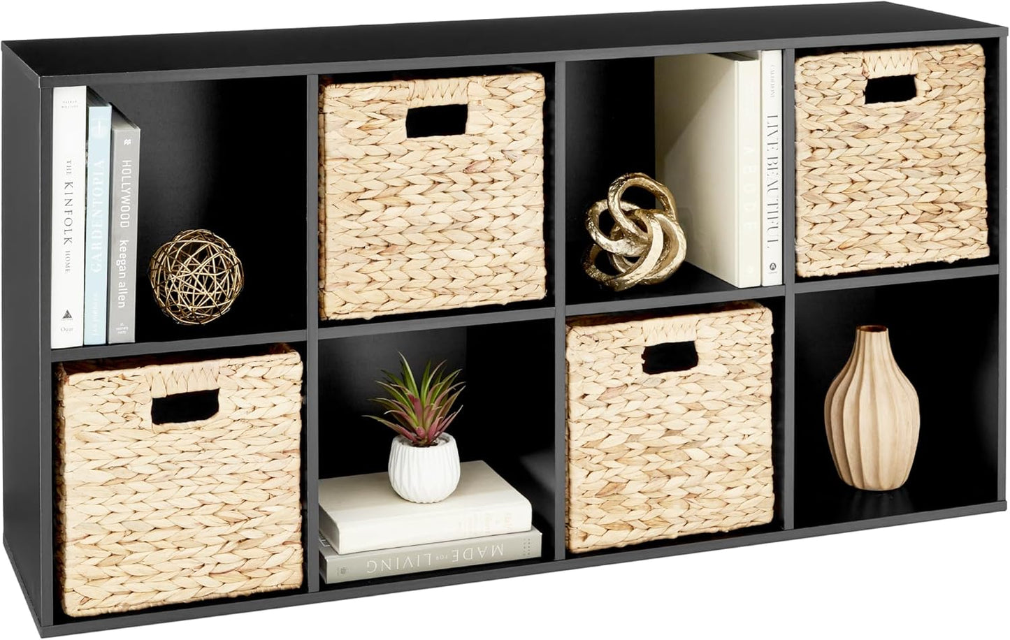 8-Cube Storage Organizer for Home, Customizable Display Shelf
