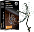 GE Outdoor HD TV Antenna: Long Range 4K UHF/VHF Signal, Weather Resistant
