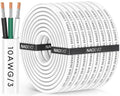 NAOEVO 10 Gauge Marine Wire for Boats, RVs, and More