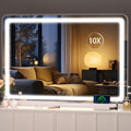 Hasipu Vanity Mirror with Lights 37.4in x 26in - Dimmable LED Makeup