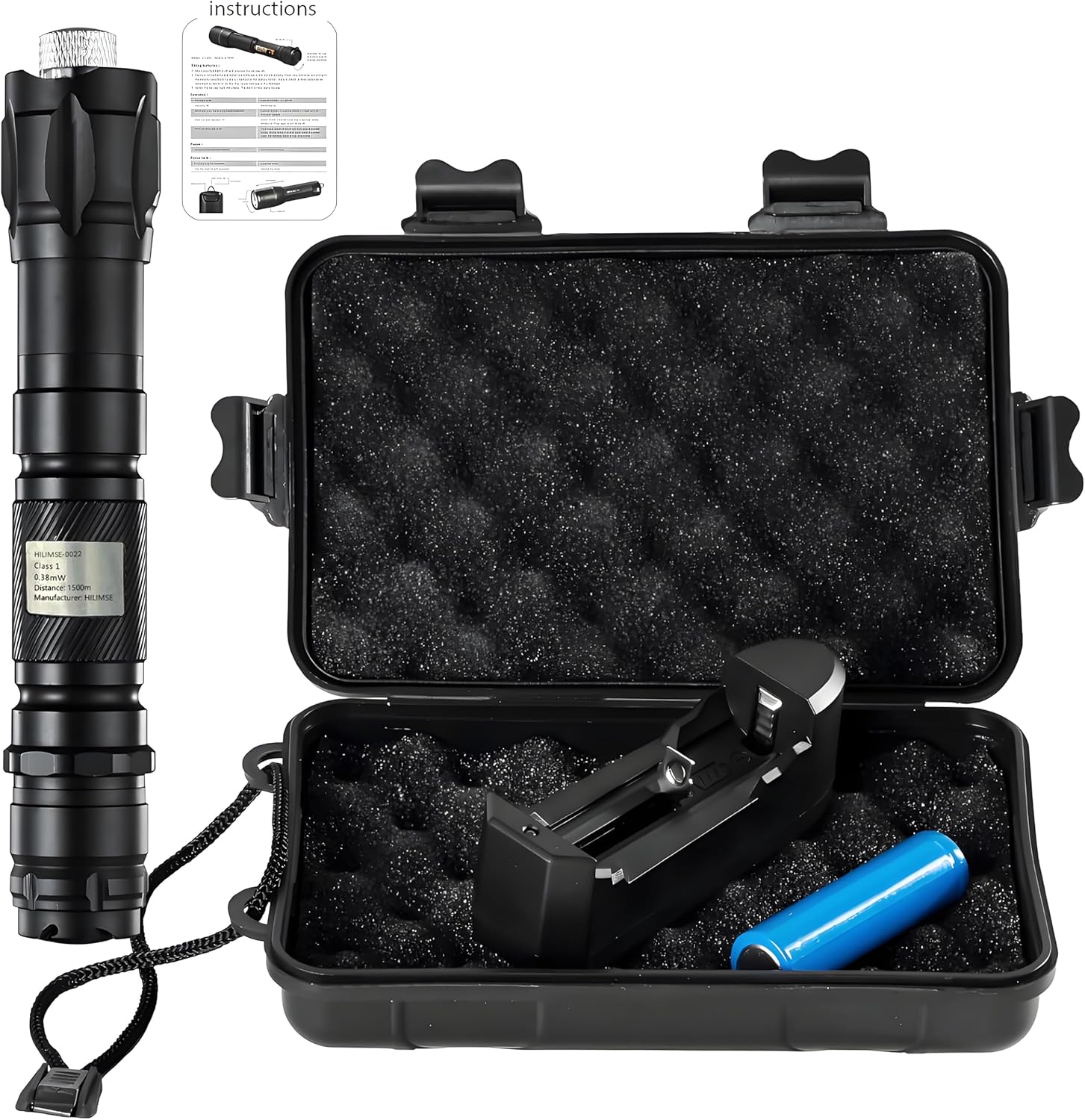 High Power Laser Pointer 3000 High Lumens Tactical Flashlight