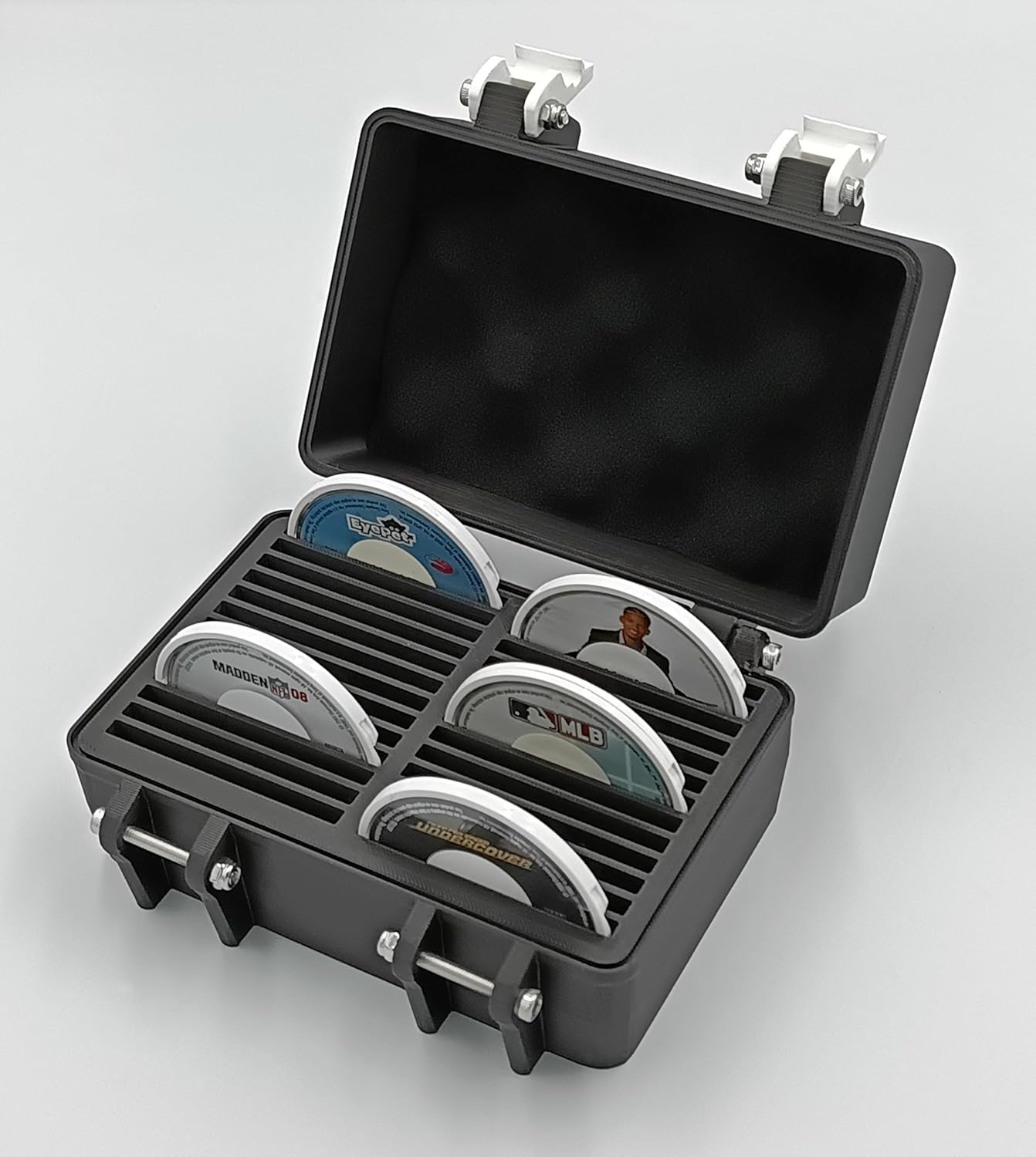 Rugged Protective Carrying Case for PSP Games - Holds 26 Disks