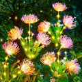Brightown Outdoor Solar Garden Lights 4 Pack - Realistic Flower LEDs