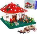2233PCS Mushroom House Building Blocks Kit - Relaxing Botanical Build