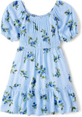 Floral Smocked Babydoll Dress for Girls - Perfect for Summer Fun