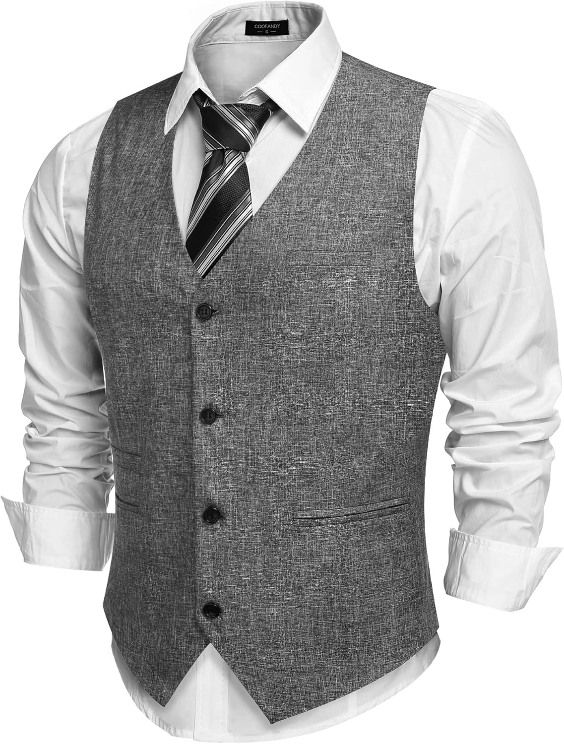 COOFANDY Men's Casual Business Vests for Stylish Occasions