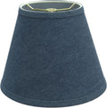Aspen Creative Washing Blue Empire Spider Lamp Shade - Transitional