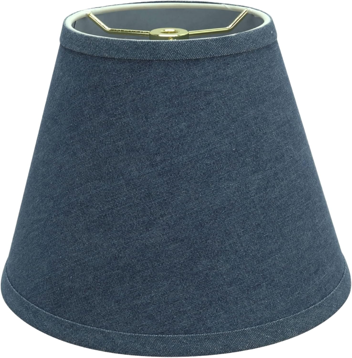 Aspen Creative Transitional Hardback Empire Lamp Shade in Blue