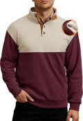 Mens Corduroy Fleece-Lined Sweatshirt Pullover (S-3XL) - Warm Casual