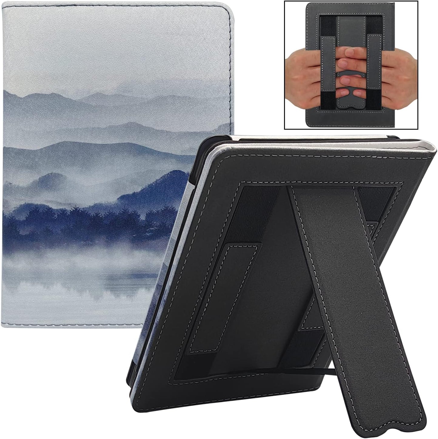 Stand Case for 6 inch Kindle Paperwhite with Auto Sleep/Wake