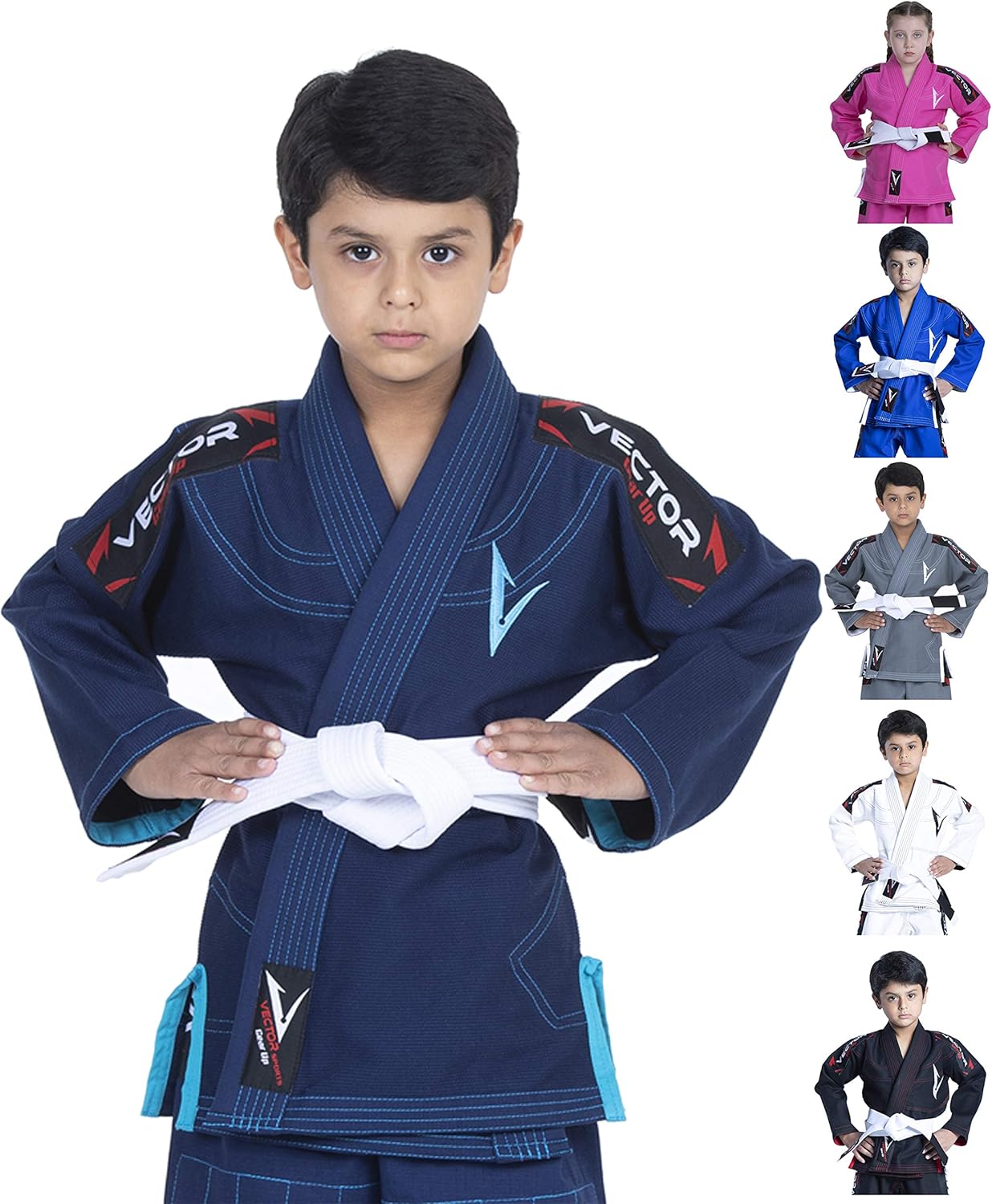 Durable Brazilian BJJ Gi for Kids - Lightweight Jiu Jitsu Uniform