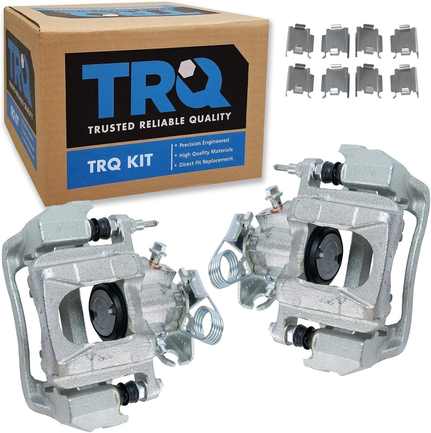 TRQ Rear Brake Caliper Set for 2011-2014 Ford Edge & MKX