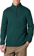 Men's Long-Sleeve Soft Touch Quarter-Zip Sweater - Comfortable Fit