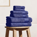 BIOWEAVES Organic Cotton Bath Towel Set - 700 GSM Plush 6-Piece