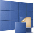 Sonicism 12 Pack Acoustic Wall Panels 12 in x 12 in - Easy