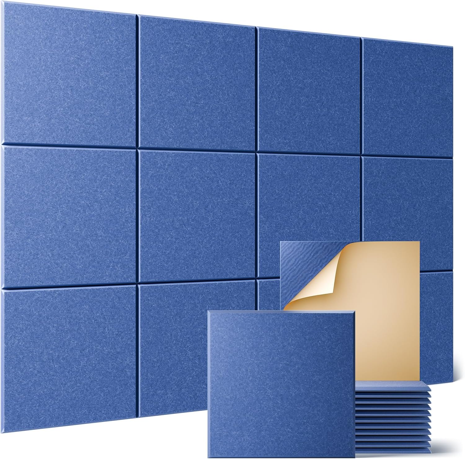 Sonicism 12 Pack Acoustic Wall Panels for Soundproofing Needs