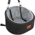 Ultra Soft Memory Foam Dog Car Seat for Small Breeds