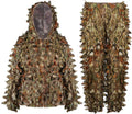 EAmber Ghillie Suit 3D Leaf Camo Pants & Jacket - Lightweight Hide
