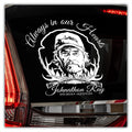 Personalized In Memory Car Sticker Decals for Hunting - Memorial