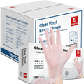 Schneider Clear Vinyl Exam Gloves Latex-Free, 4 mil - Medical Grade