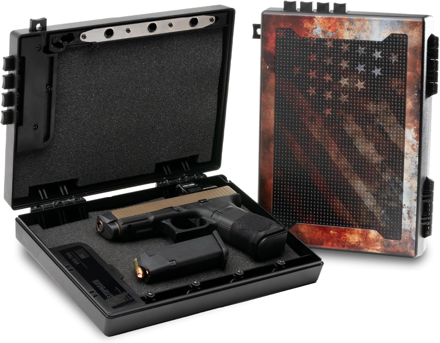STOPBOX Gun Safe Alternative for Tactical Handgun Storage