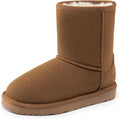 Girls Boys Mid Boot Faux Fur Lined Snow Boots - Cozy Warm Fit