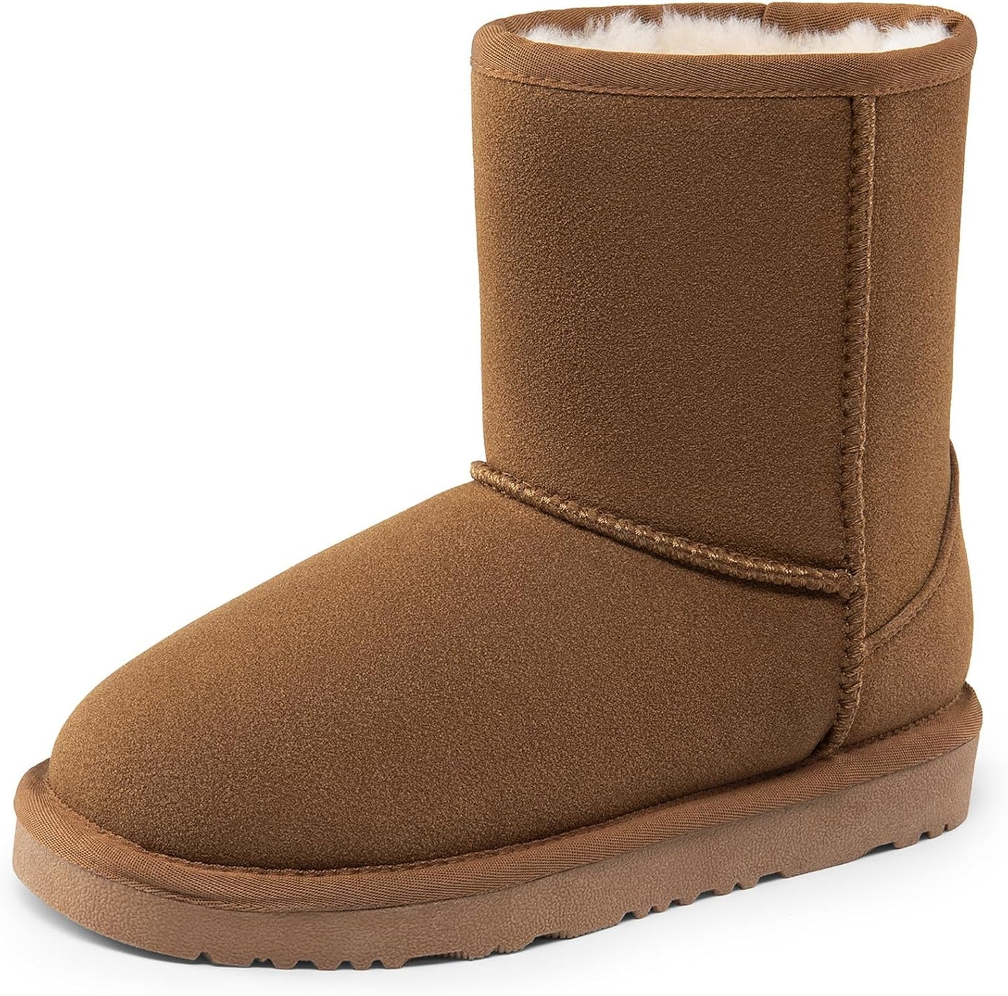 DREAM PAIRS Kids Faux Fur Lined Winter Snow Boots for Fun