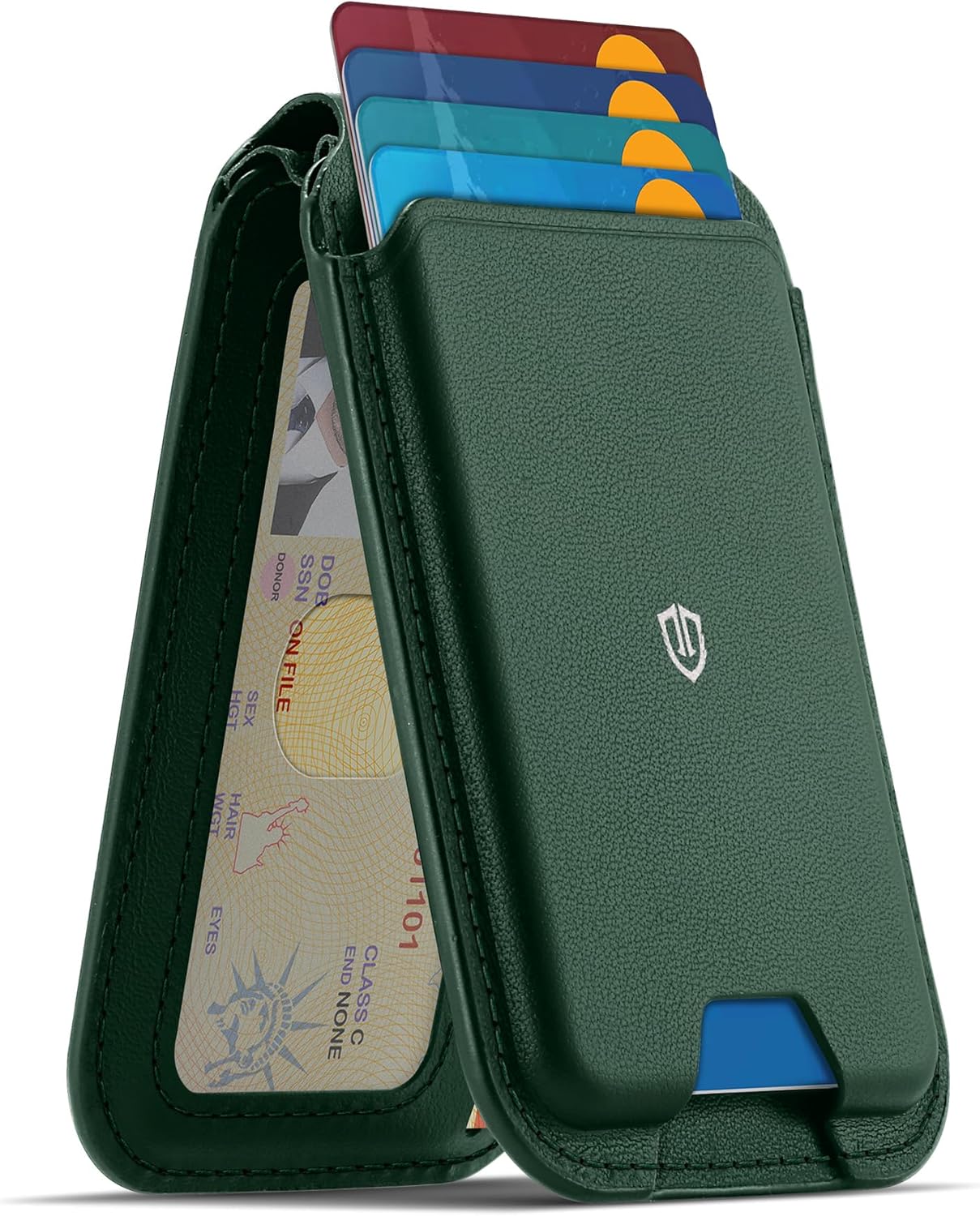 SHIELDON Strong Magnetic Wallet for Magsafe - Genuine Leather