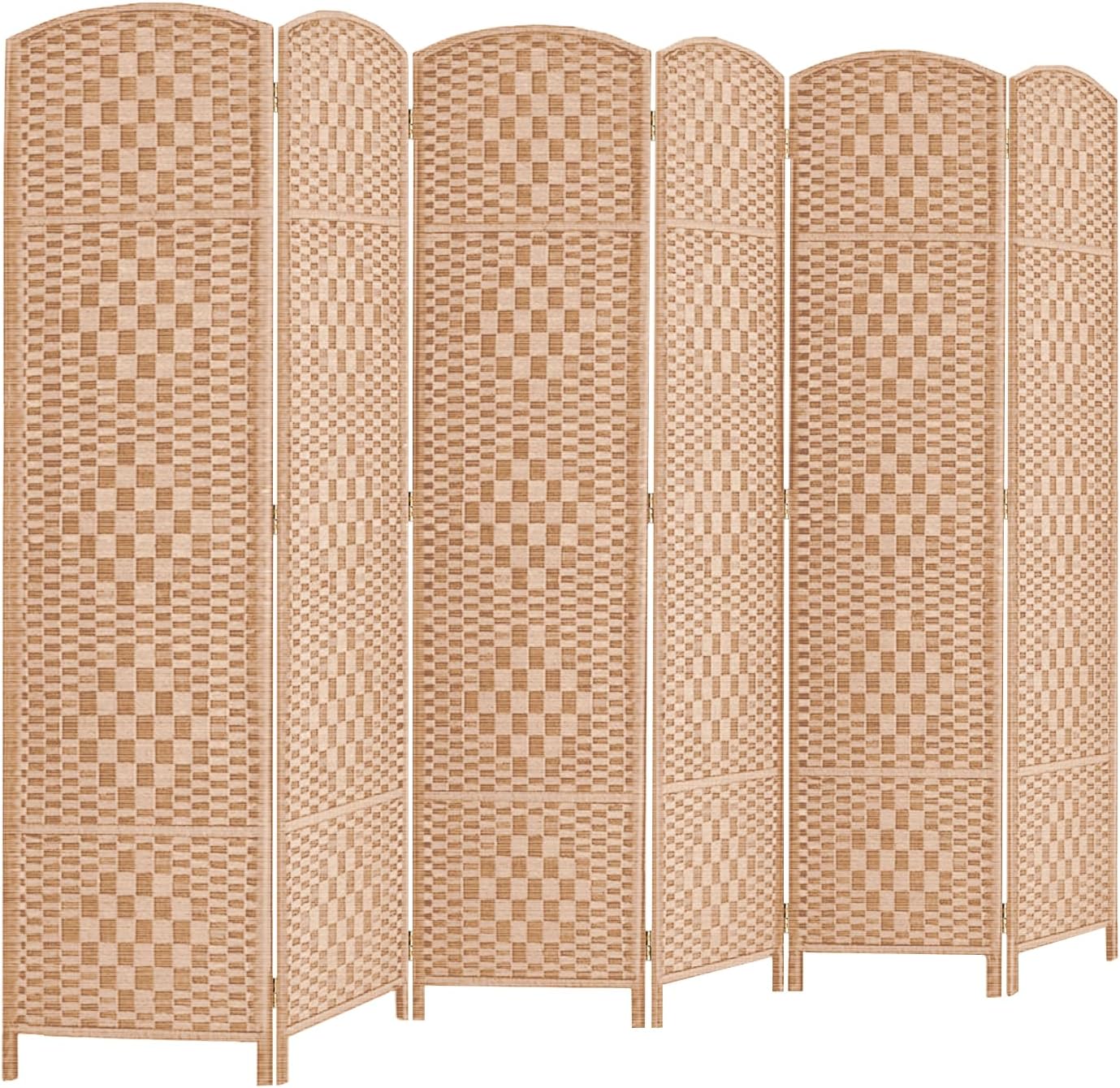 6 ft Tall Room Divider for Privacy by Rose Home Fashion