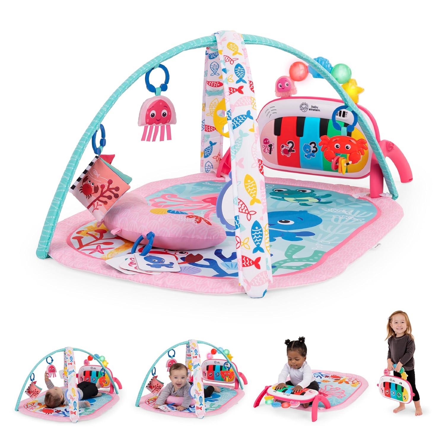 Baby Einstein Ocean Explorers 4-in-1 Kickin Tunes Gym for Babies