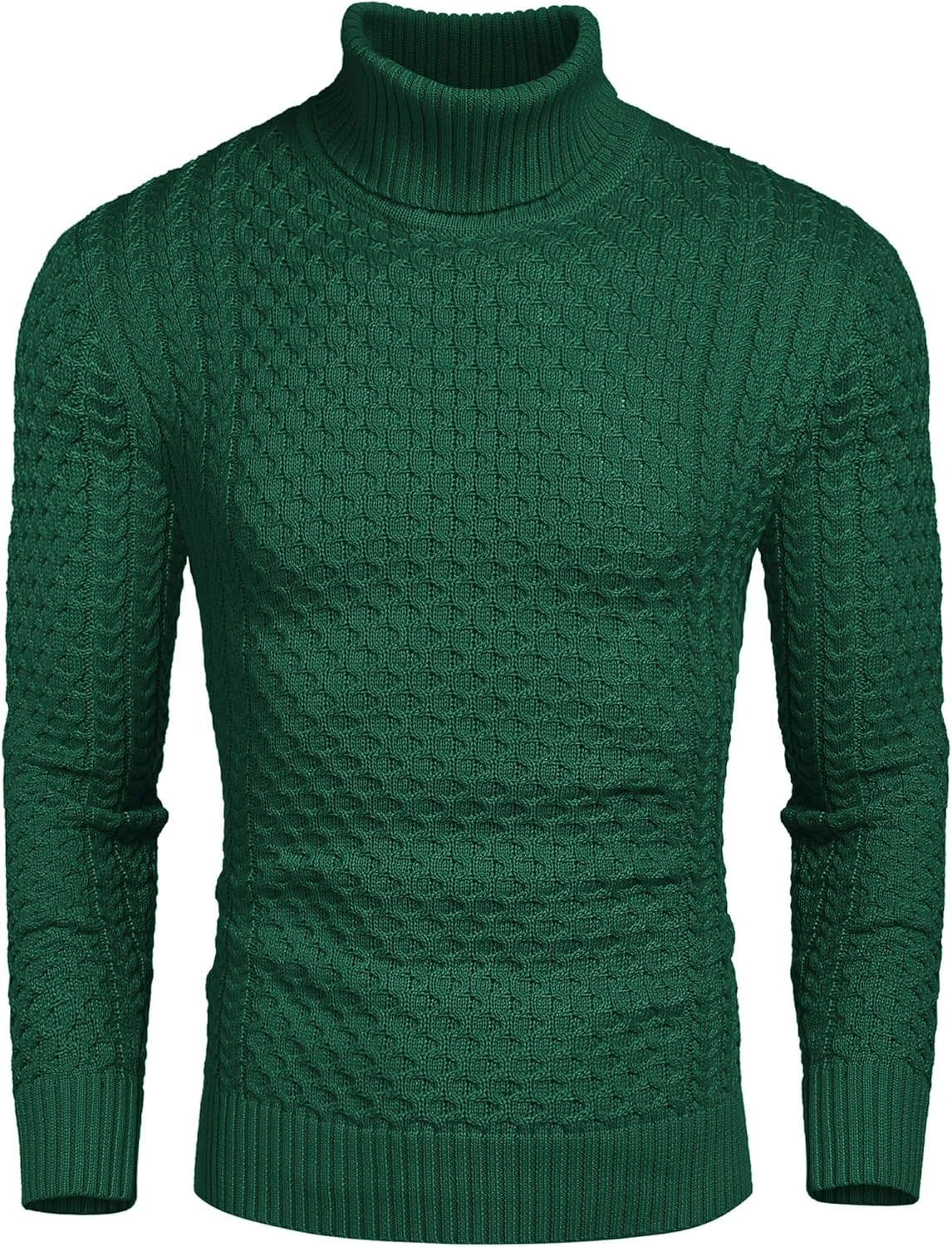 Men's Slim Fit Turtleneck Sweater for Casual Stylish Looks