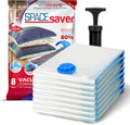 8 Pack Small Vacuum Storage Bags for Comforters, Blankets & Clothes