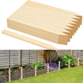 48 Pieces Wooden Garden Stakes 18 in Plant Support and Survey Stakes