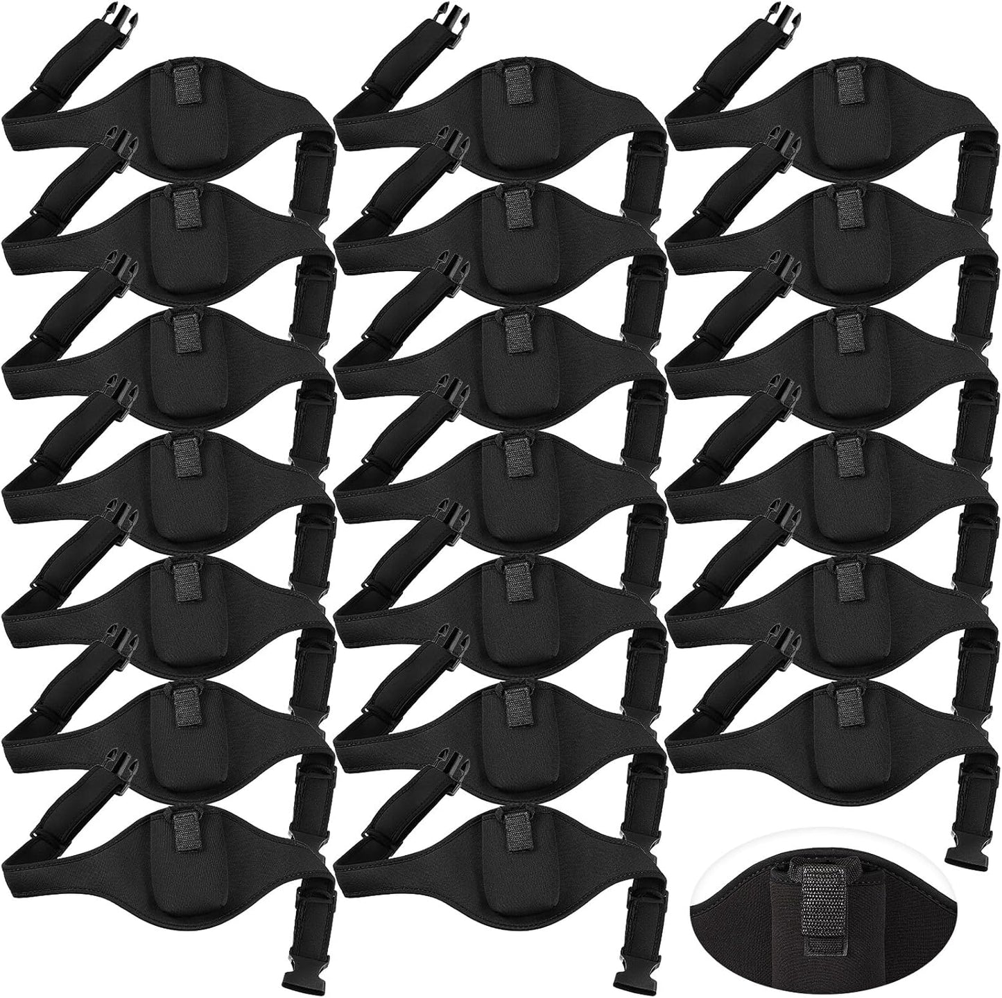Jexine 20 Pack Mic Belt Wireless for Theatre and Fitness Use