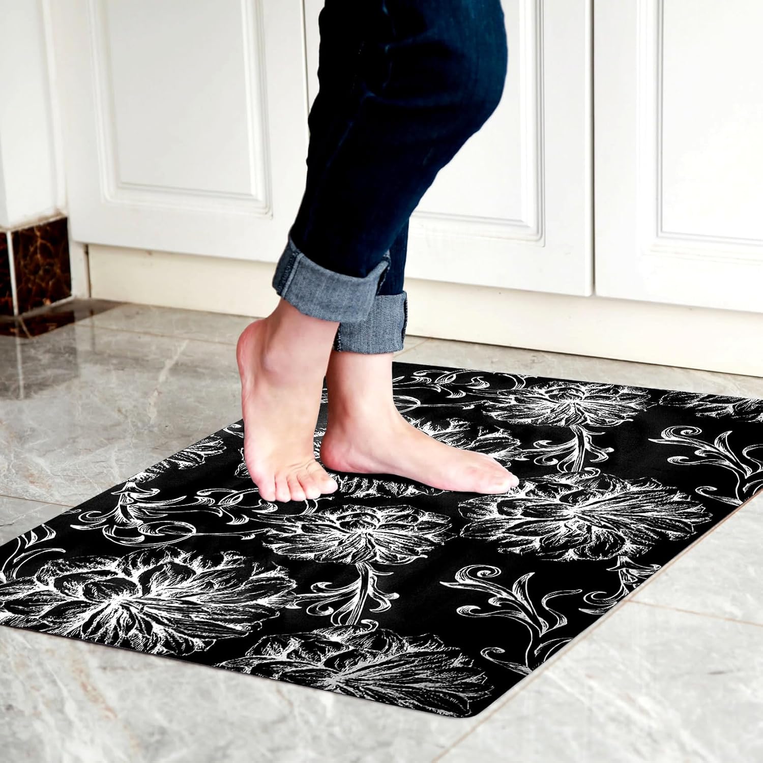 Ultra Thin 24in35in Large Front Door Mat for Indoor Entrance