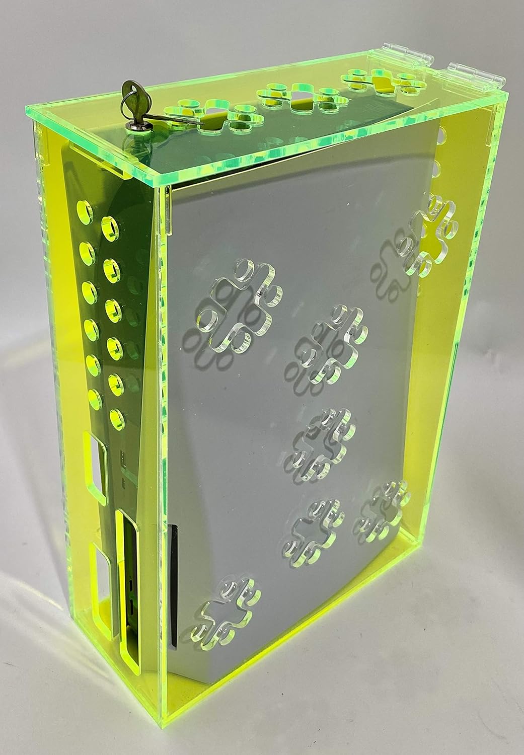 Fluorescent Green PS5 Security Box