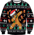 Ugly Christmas Sweatshirt Men Loose Fit 3D Print - Festive Humor