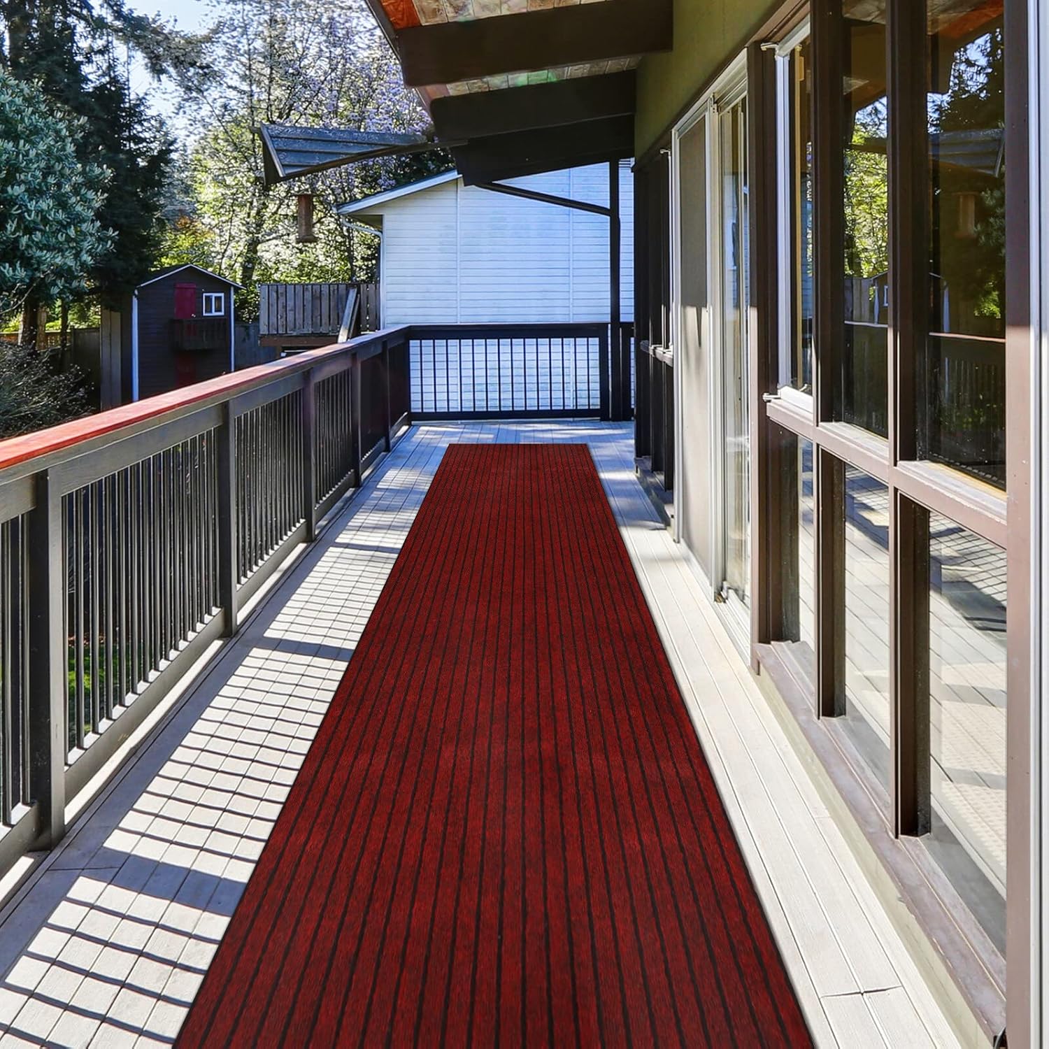 ZGR HOME&GARDEN Runner Rug for Indoor and Outdoor Use