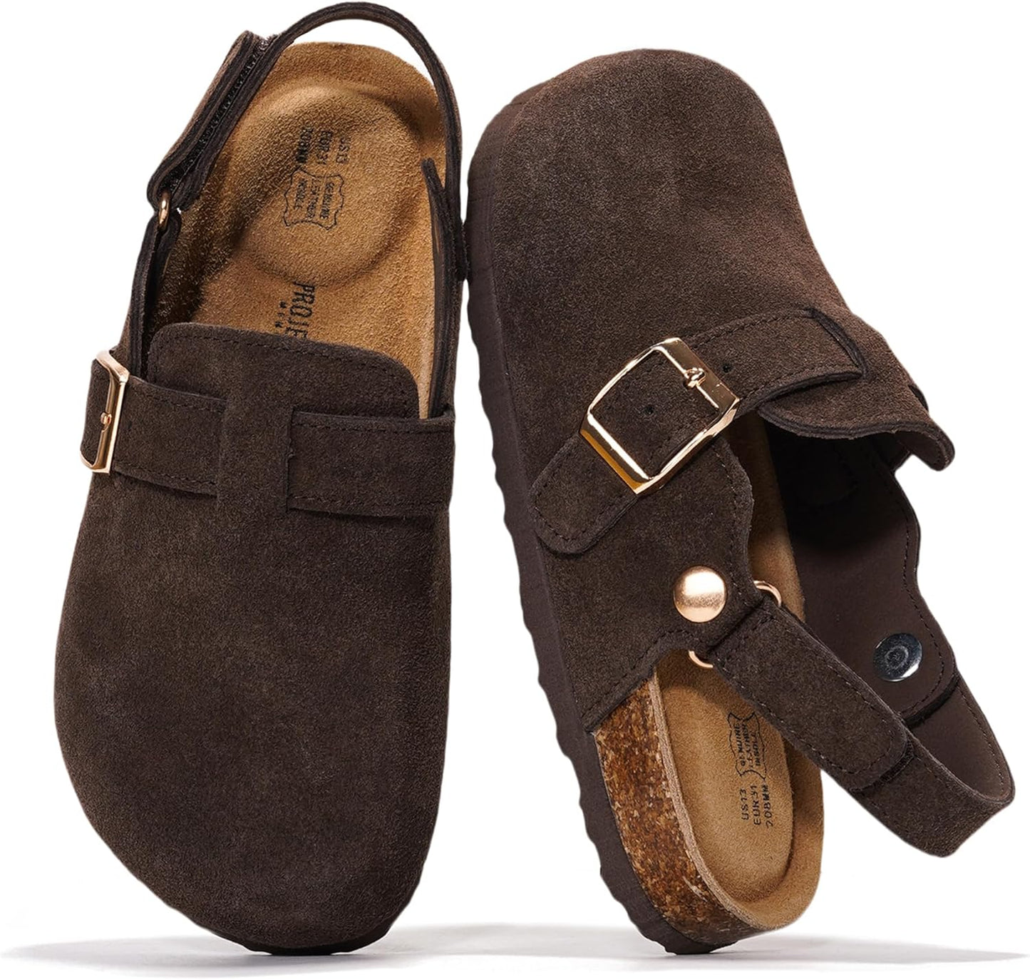 Project Cloud Clogs for Kids - Genuine Leather Comfort Footwear