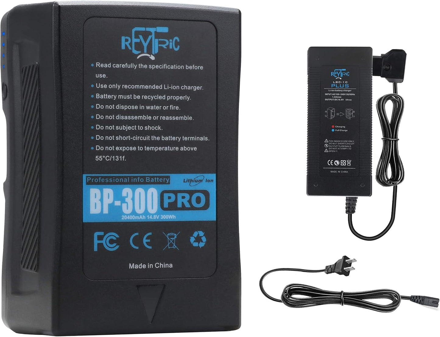 REYTRIC Upgrade 300Wh V Mount Battery for High Power Cameras