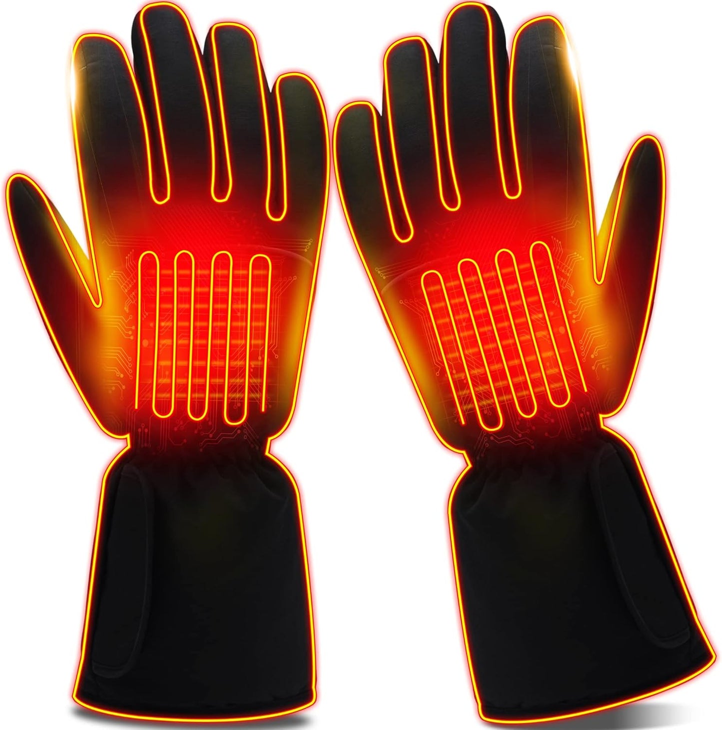 Waterproof Electric Heated Touchscreen Gloves for Winter Sports - IFWATER