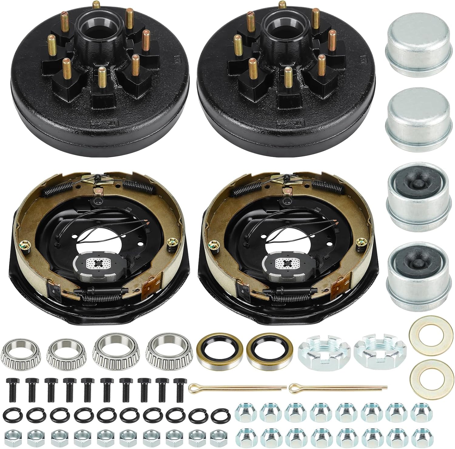 Youxmoto 8 on 6.5 Trailer Drum Kit for 7000 lbs Axles