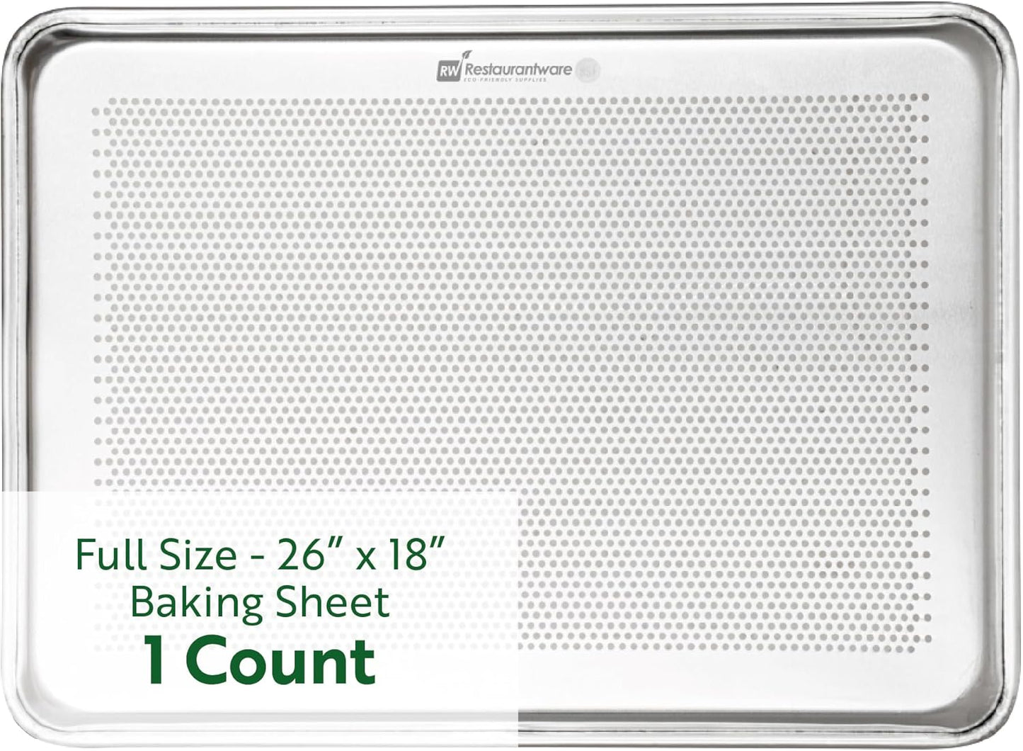 Industrial Baking Pan 26 x 18 Inch Heavy-Duty Aluminum Sheet