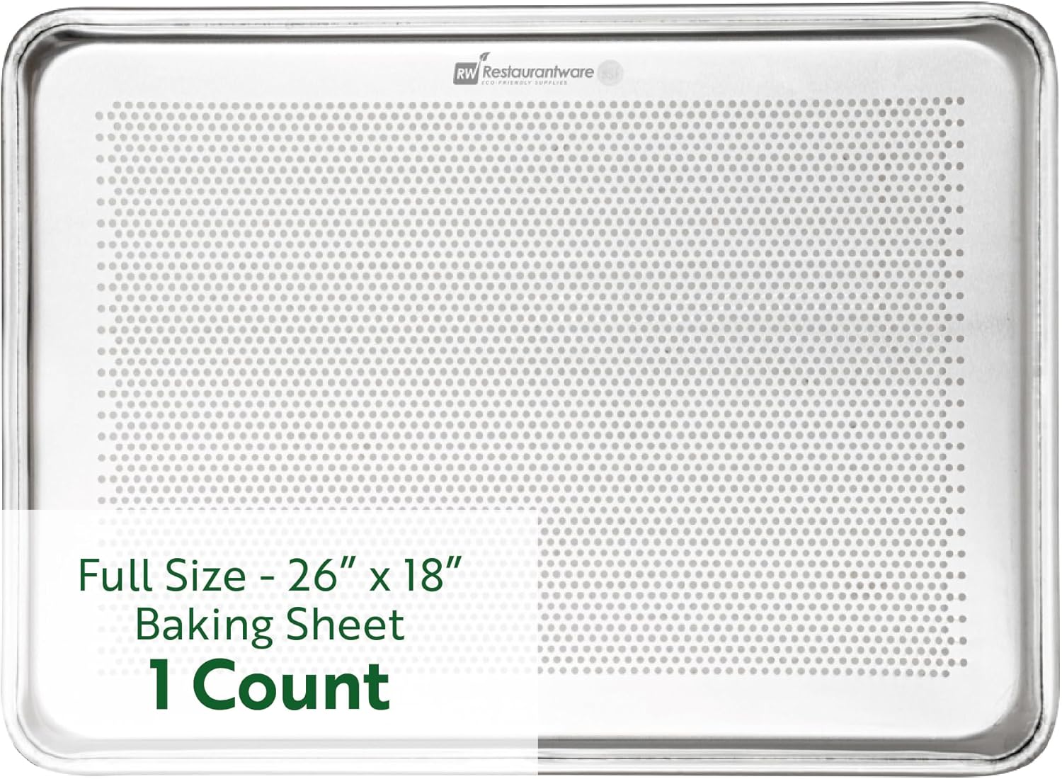 Industrial Baking Pan 26 x 18 Inch Heavy-Duty Aluminum Sheet