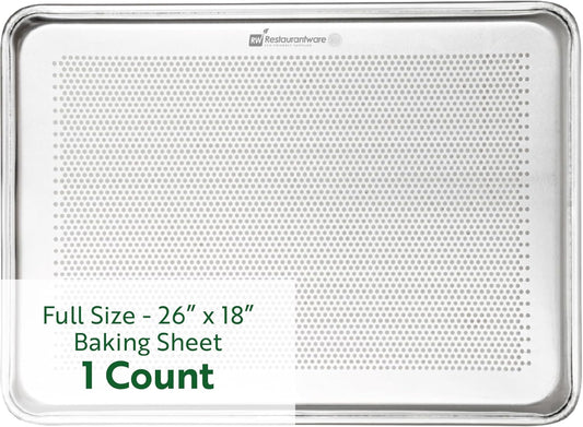Industrial Baking Pan 26 x 18 Inch Heavy-Duty Aluminum Sheet